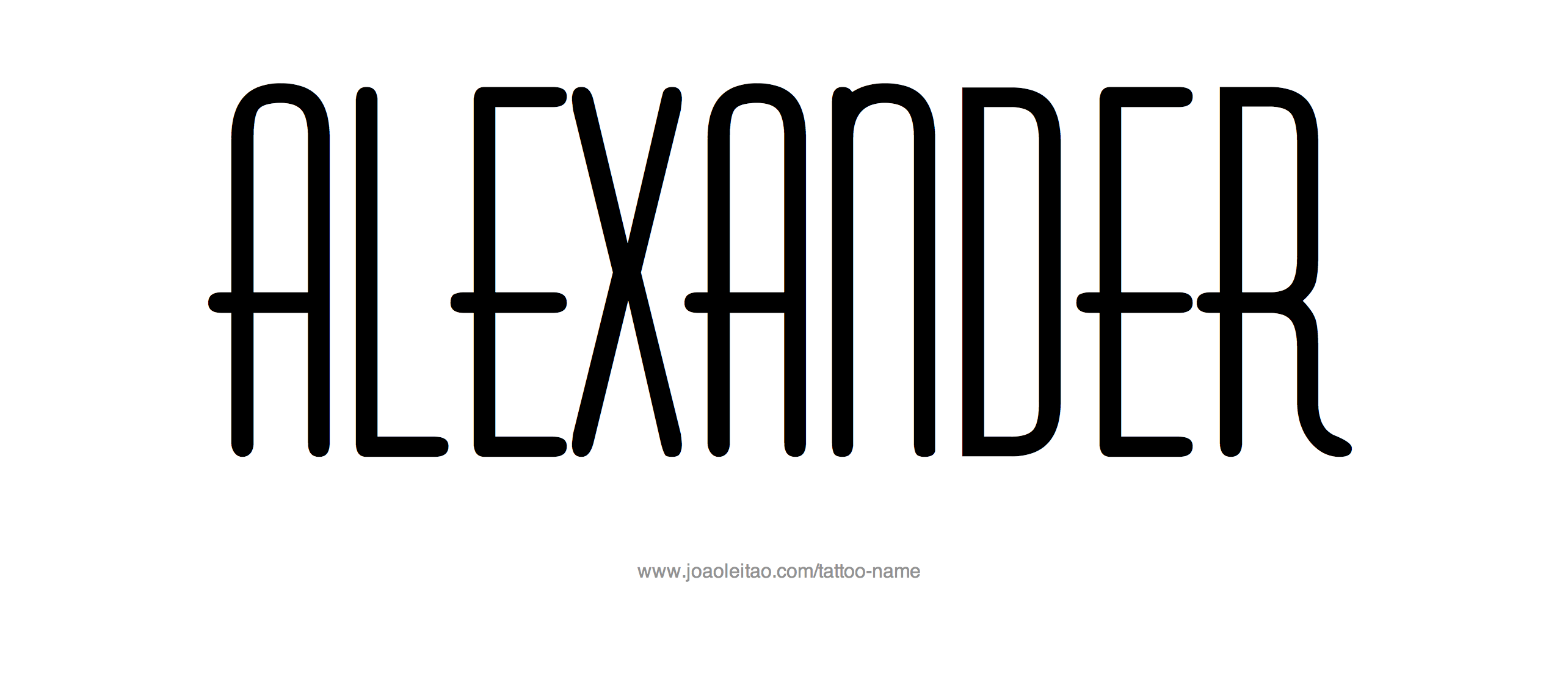 alexander-name-tattoo-designs